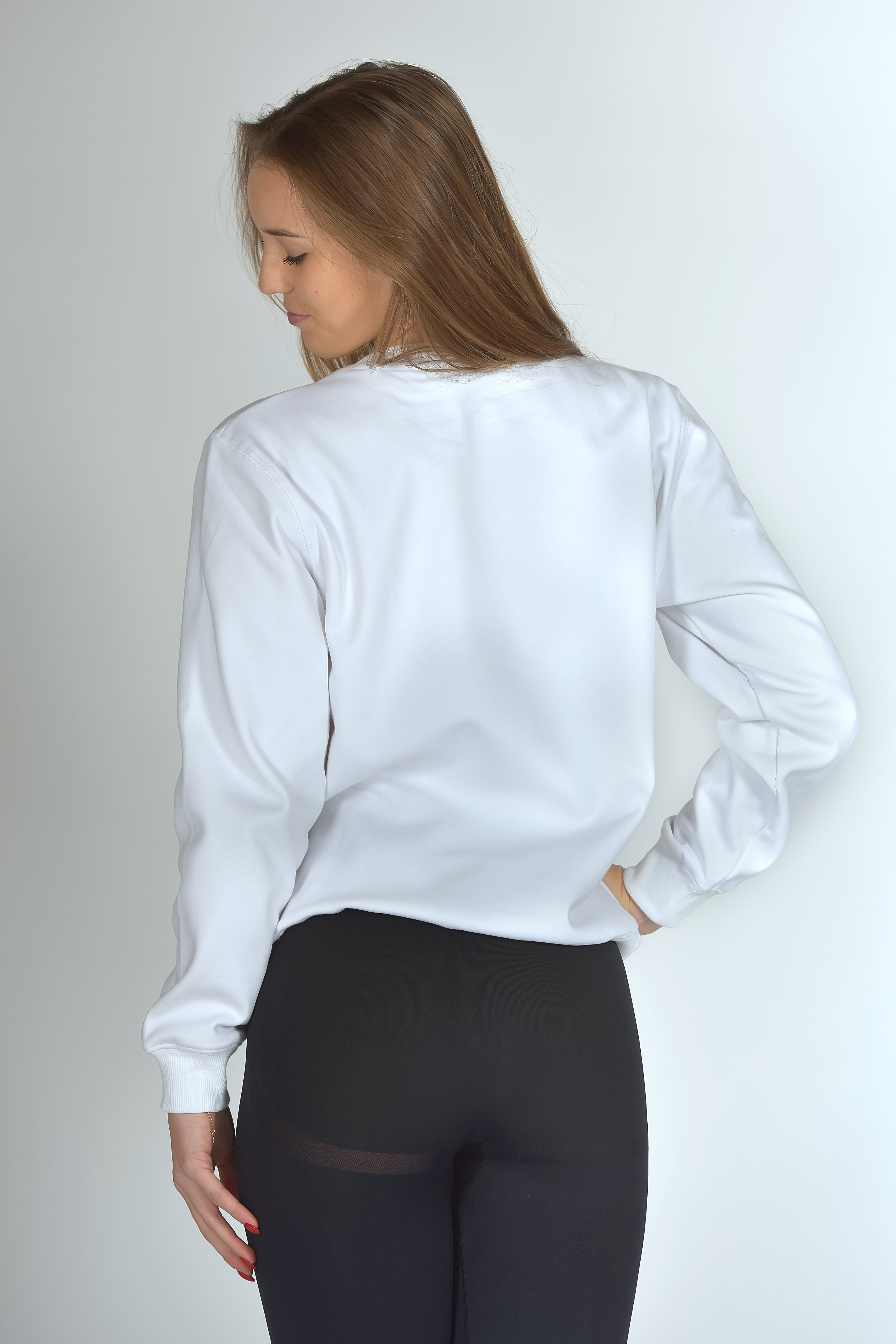 Unisex Fleece Pull White Sportmonkey
