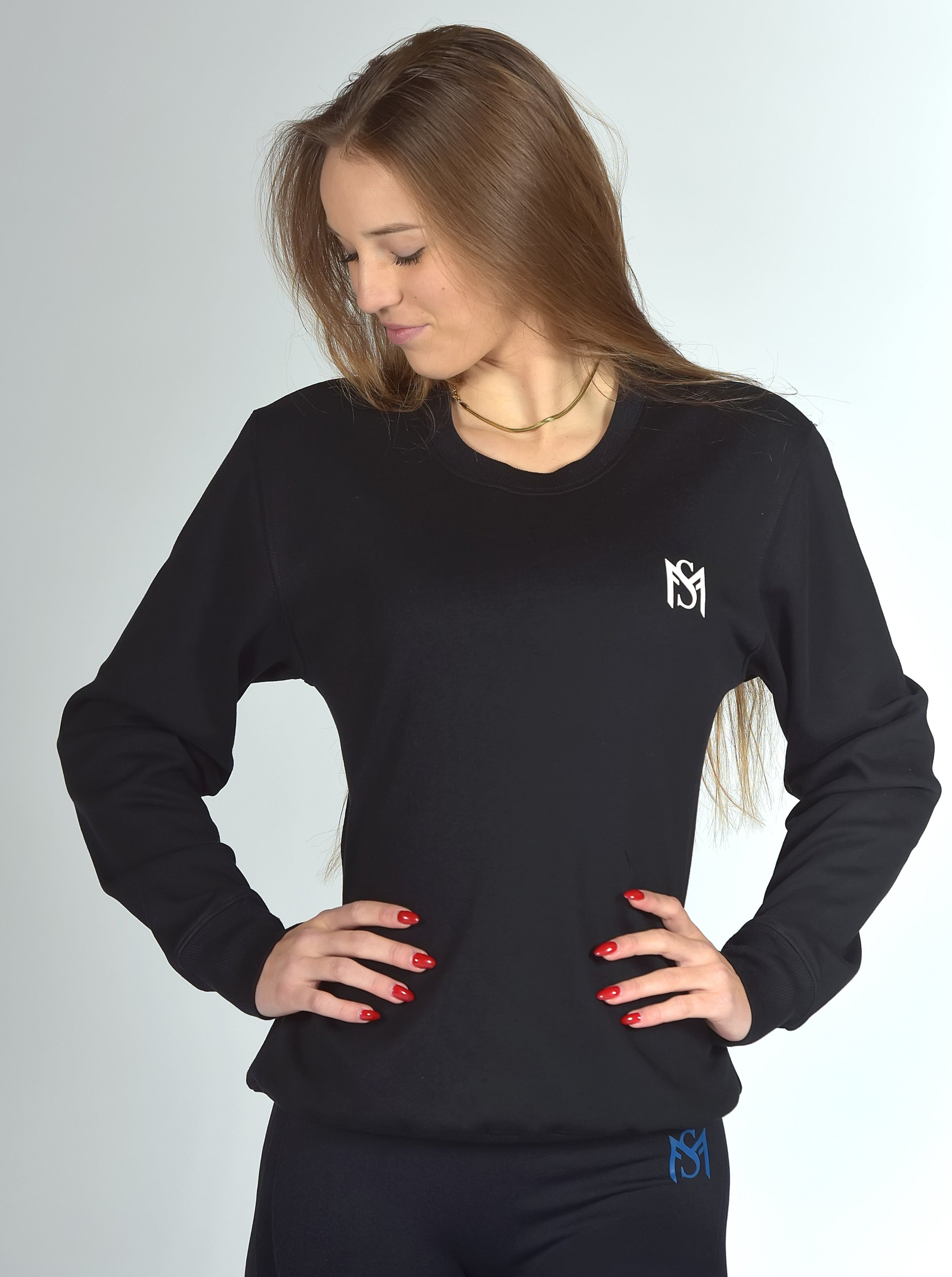 Unisex Fleece Pull Black Sportmonkey