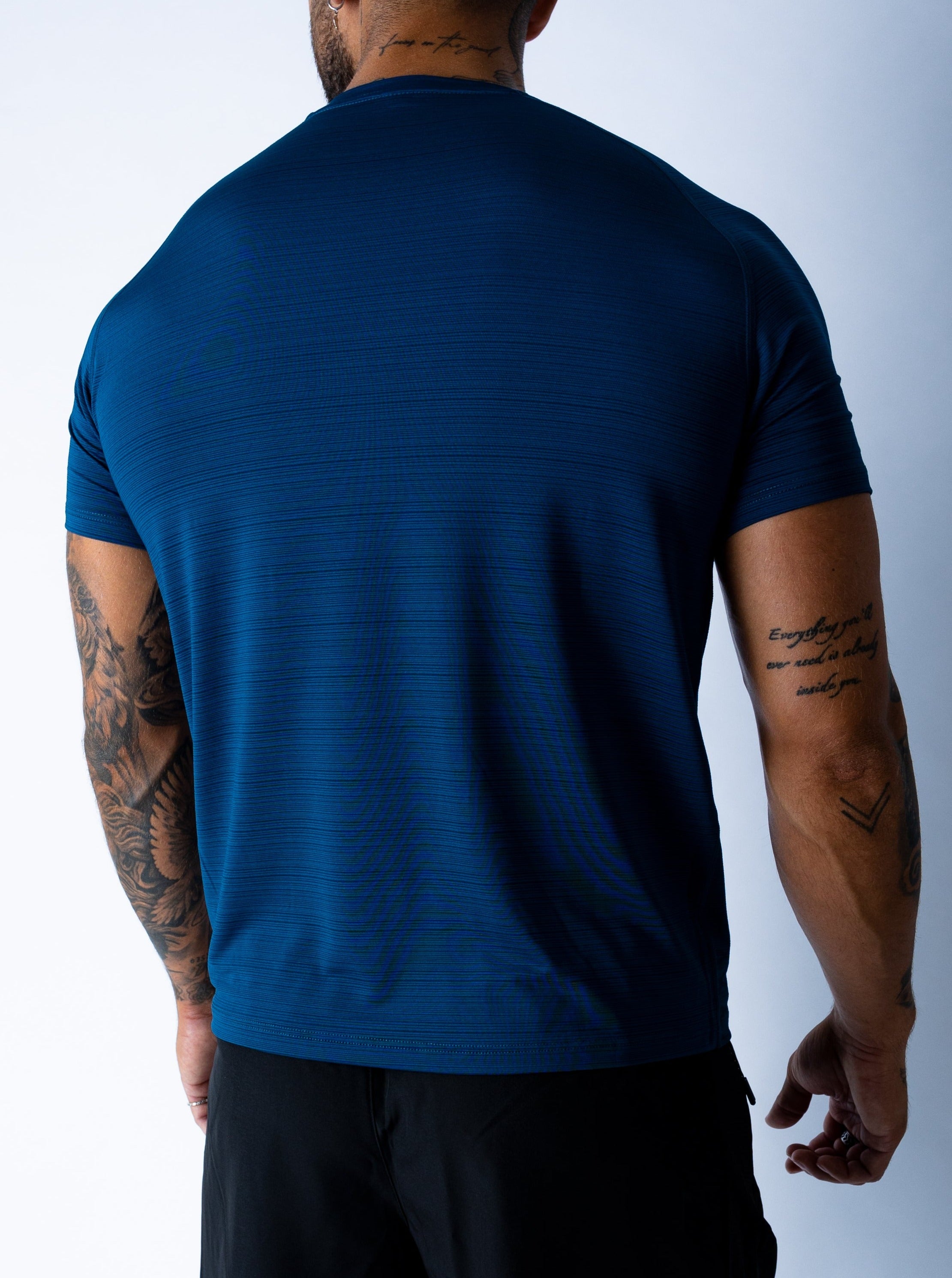 Dry-Fit Checkered Blue T-Shirt Sportmonkey PRO