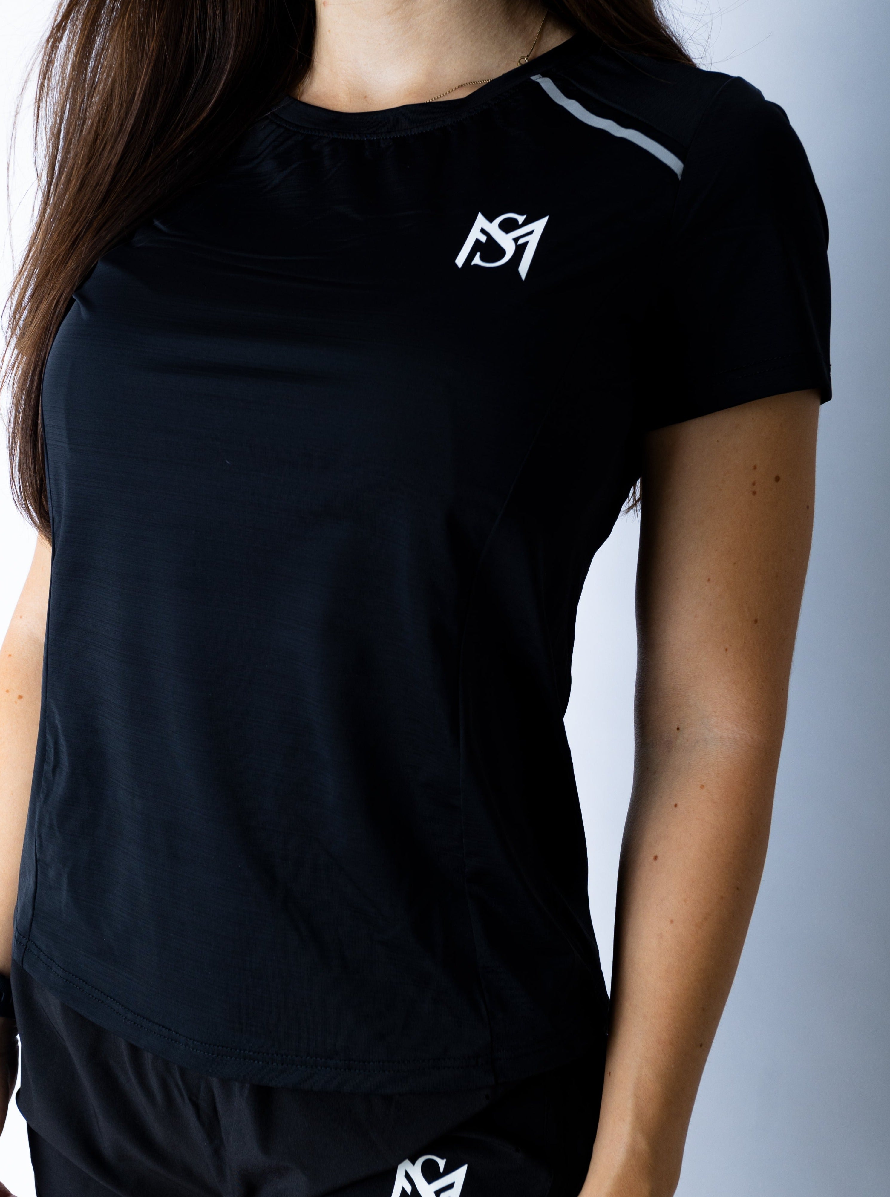 Dry-Fit Running Black T-Shirt Sportmonkey PRO