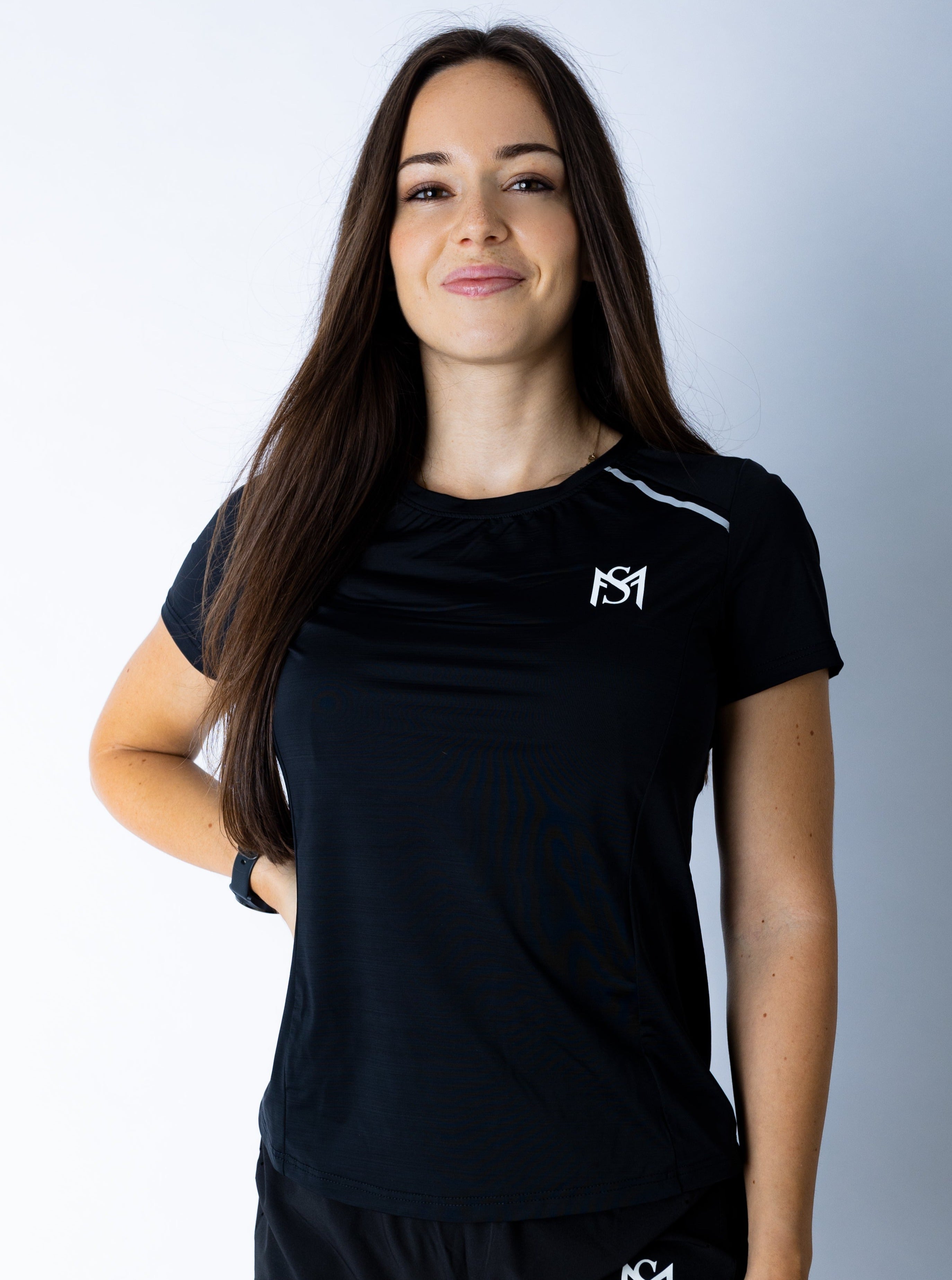 Dry-Fit Running Black T-Shirt Sportmonkey PRO
