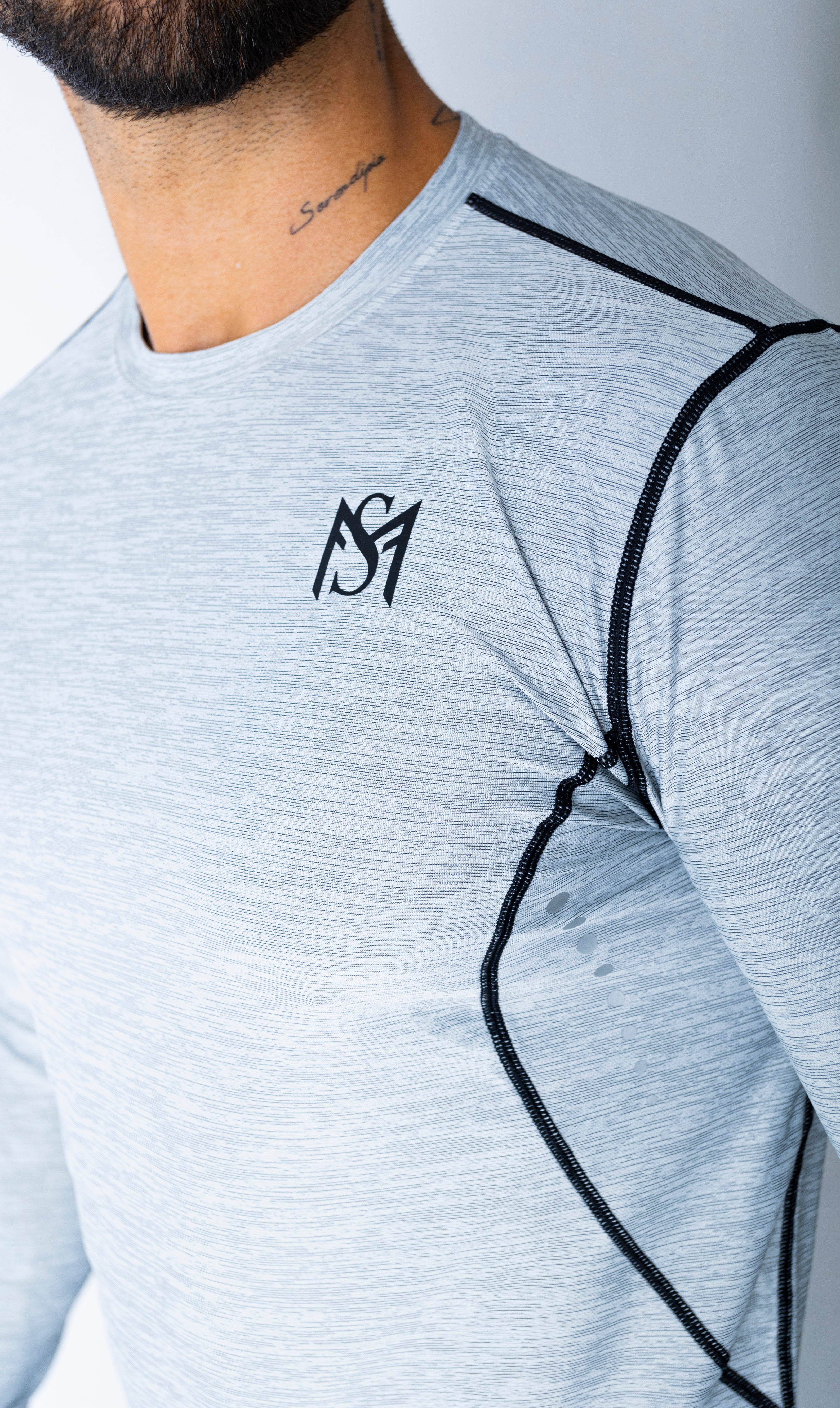 Dry-Fit Long Sleeve Grey Sportmonkey PRO