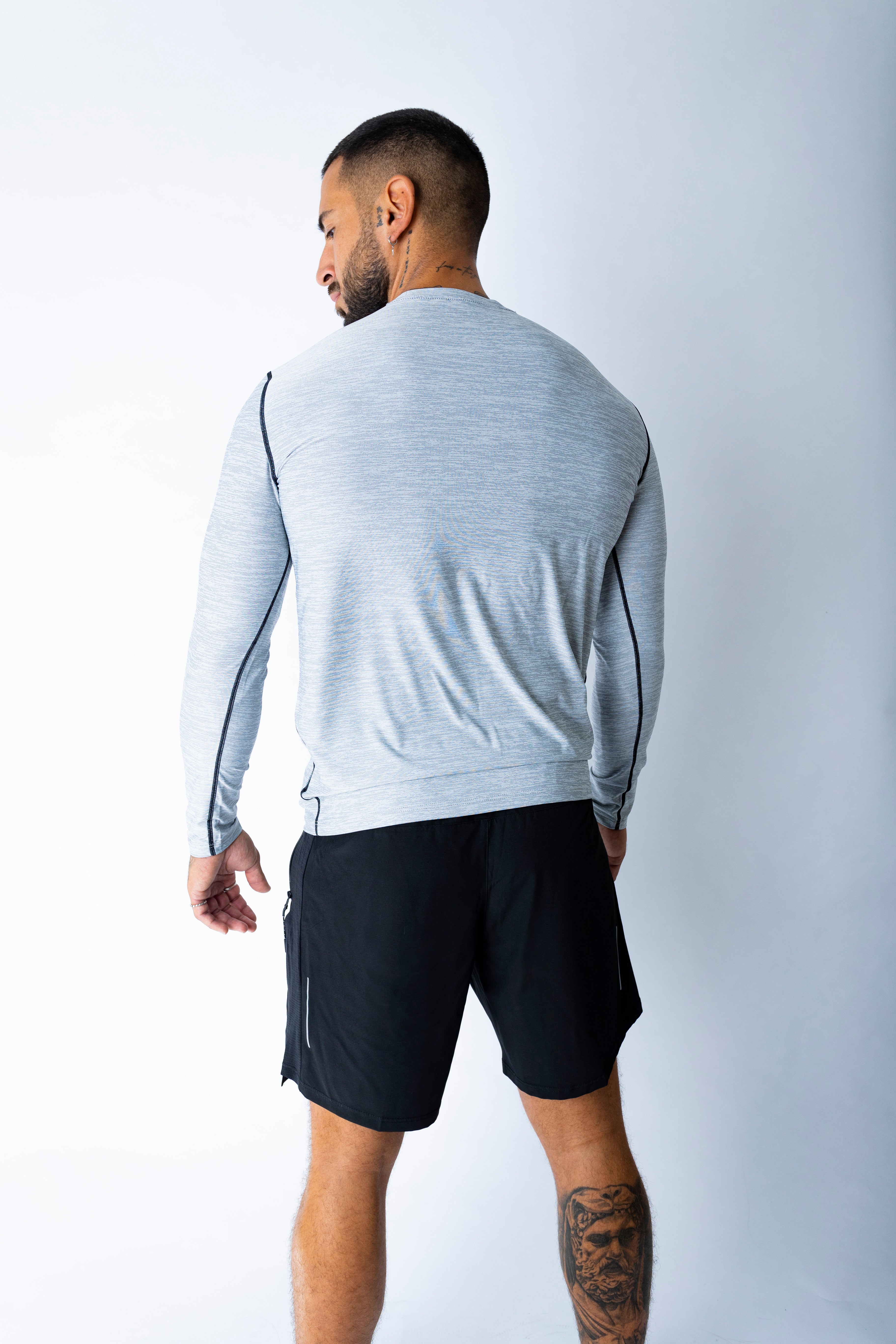 Dry-Fit Long Sleeve Grey Sportmonkey PRO