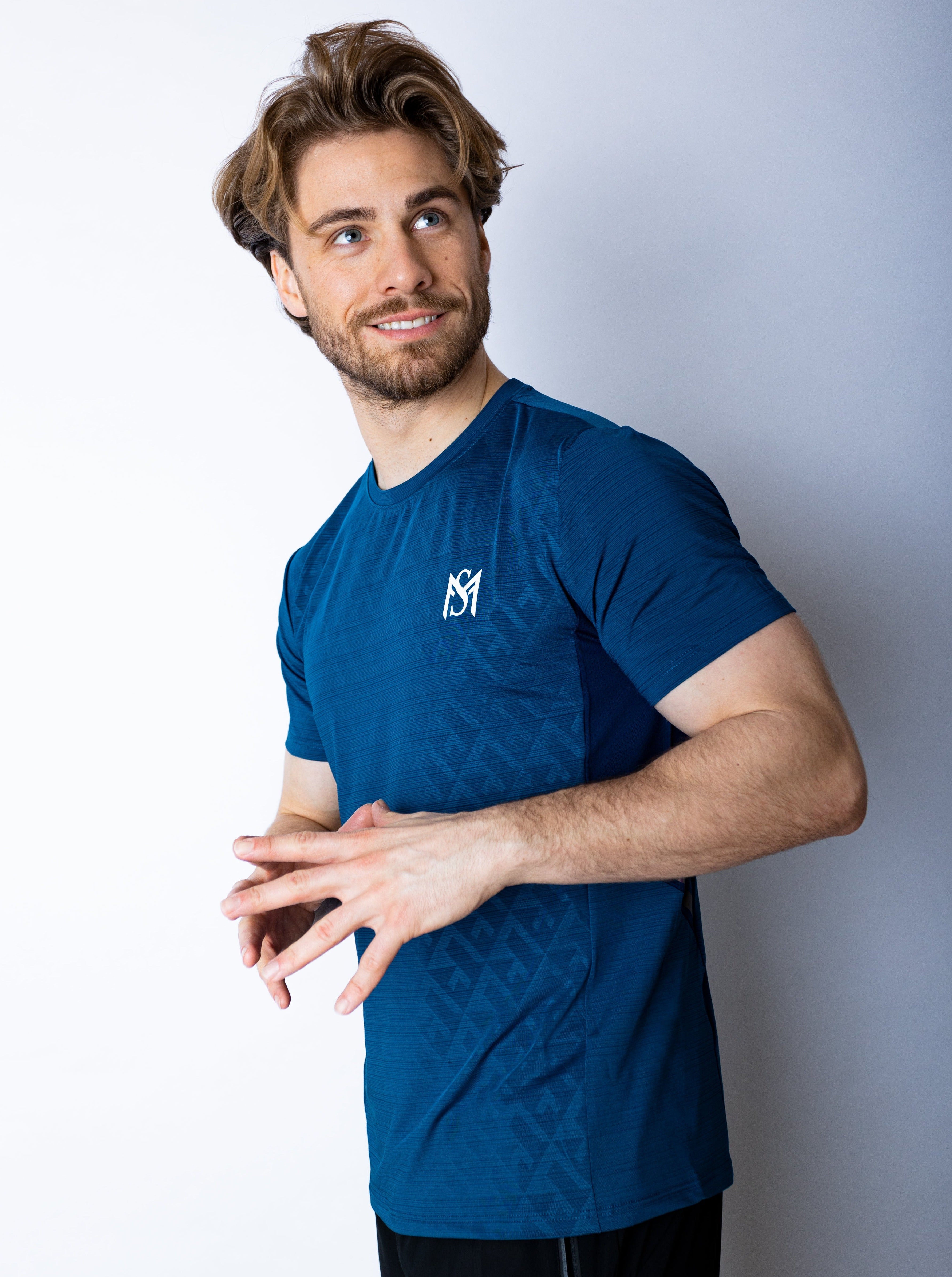 Performance Blue T-Shirt Sportmonkey