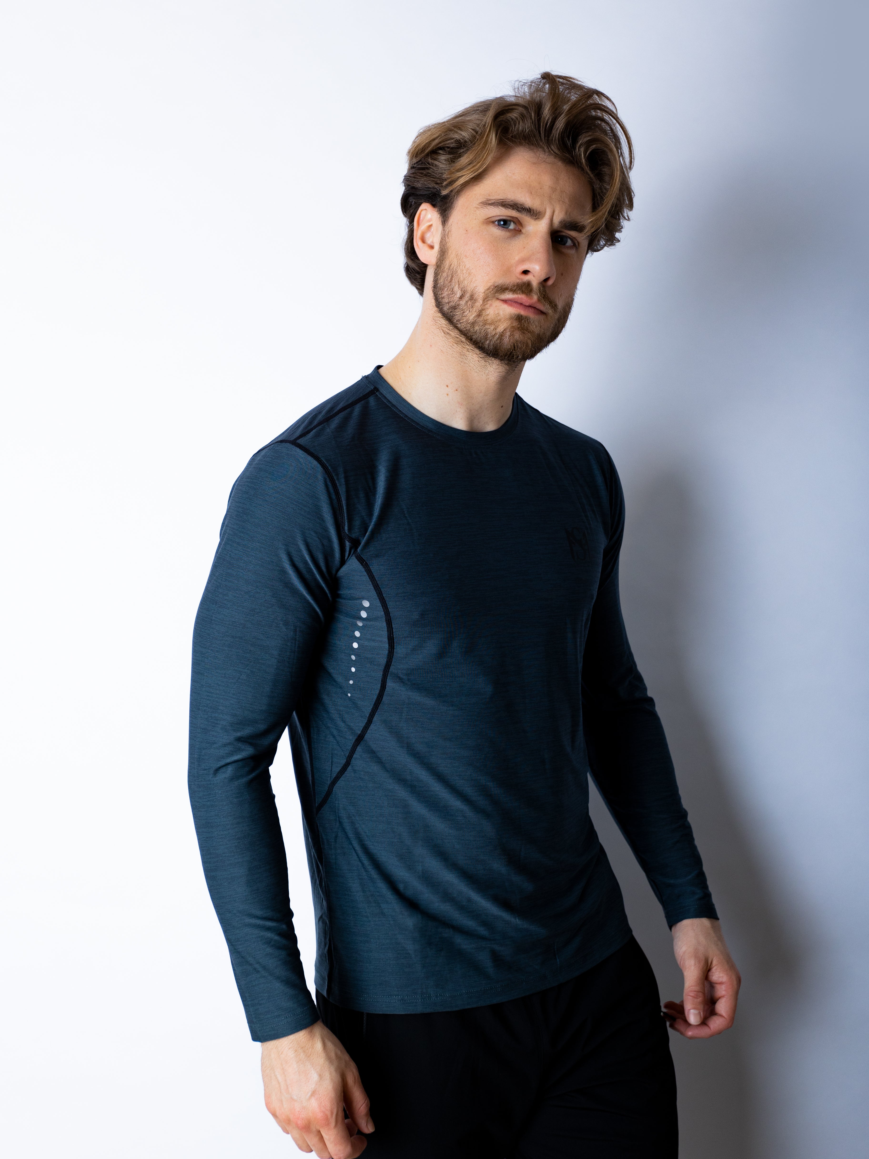 Dry-Fit Dark Grey Long Sleeve Sportmonkey PRO