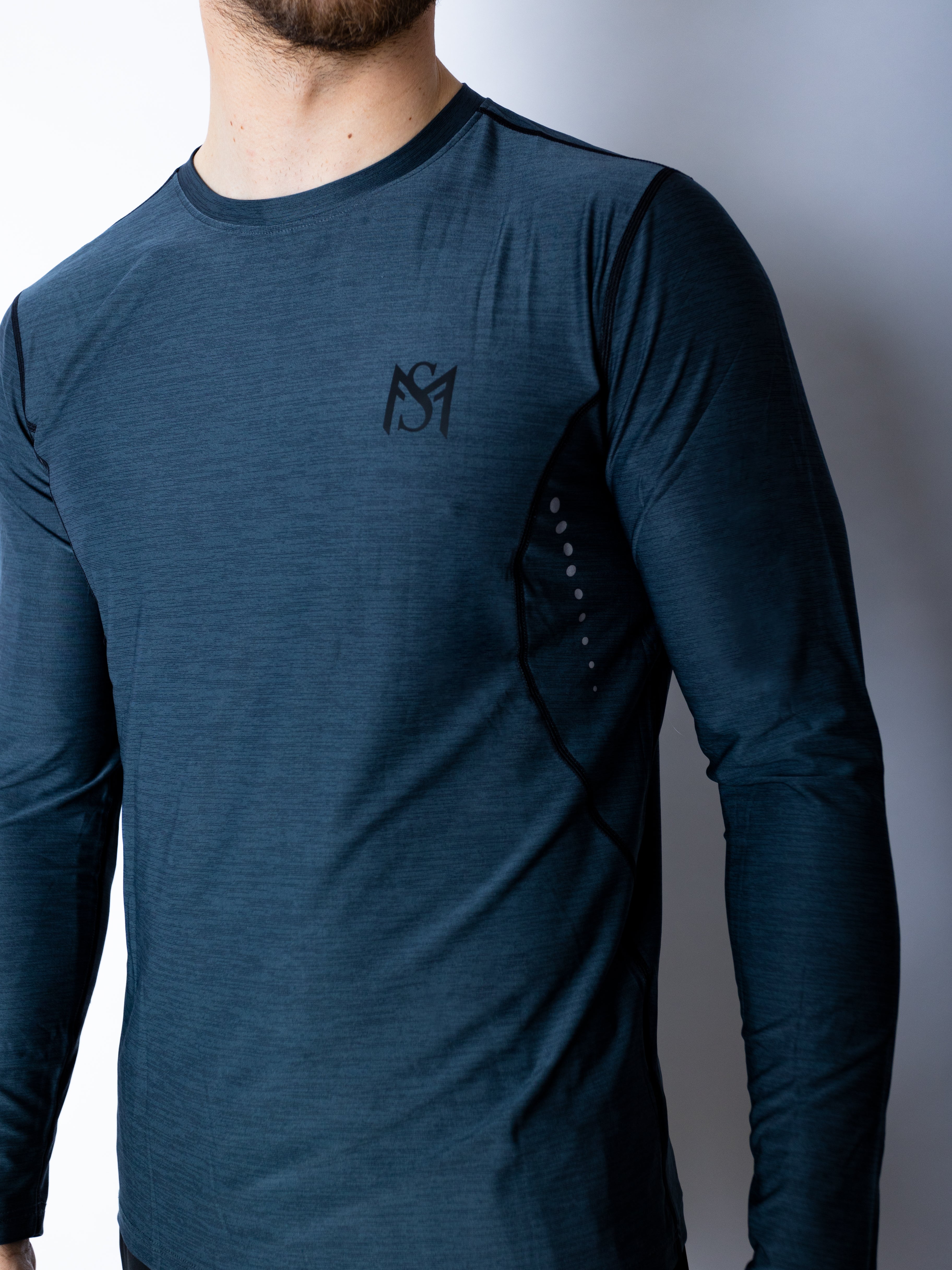 Dry-Fit Dark Grey Long Sleeve Sportmonkey PRO