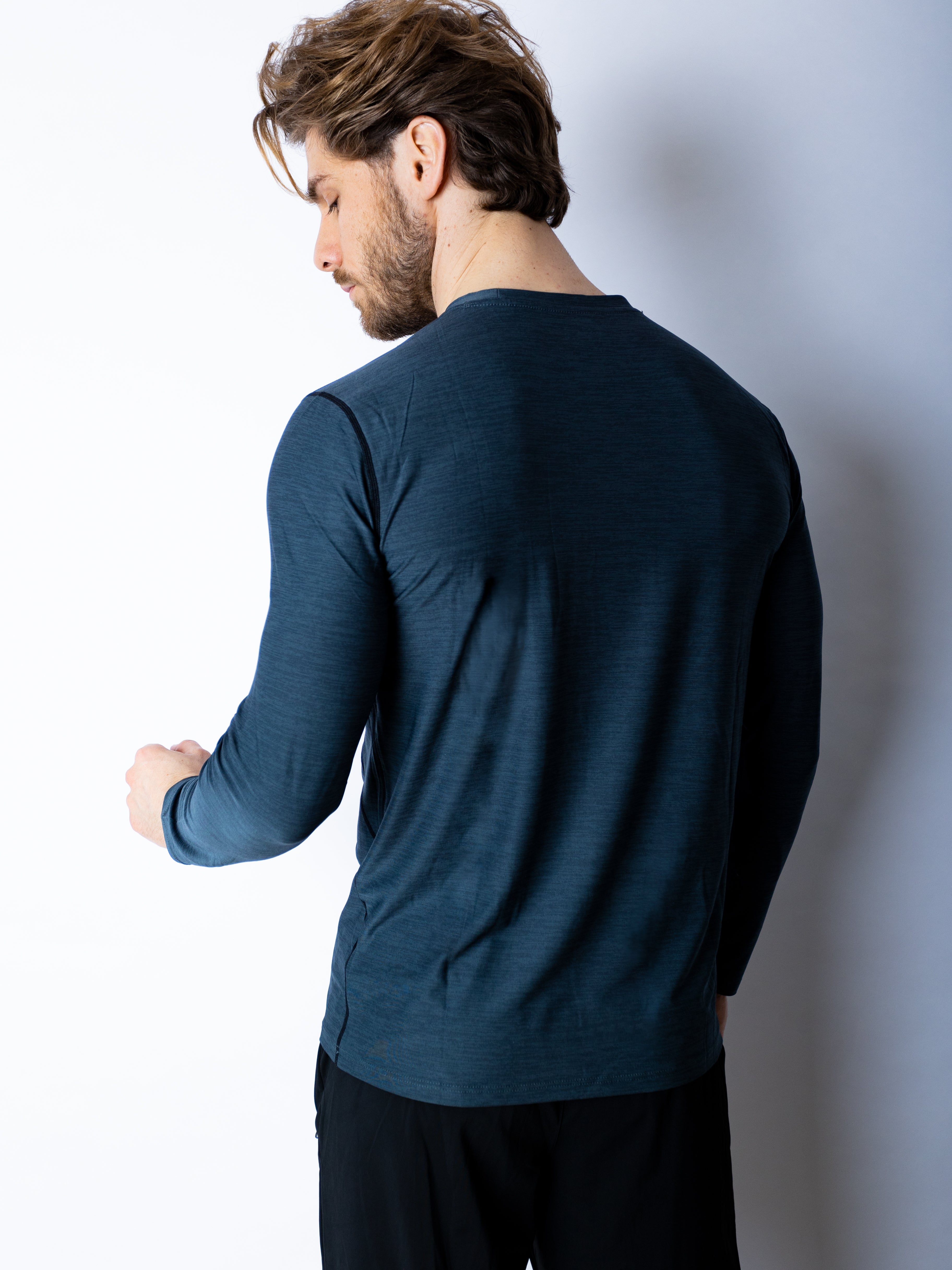 Dry-Fit Dark Grey Long Sleeve Sportmonkey PRO
