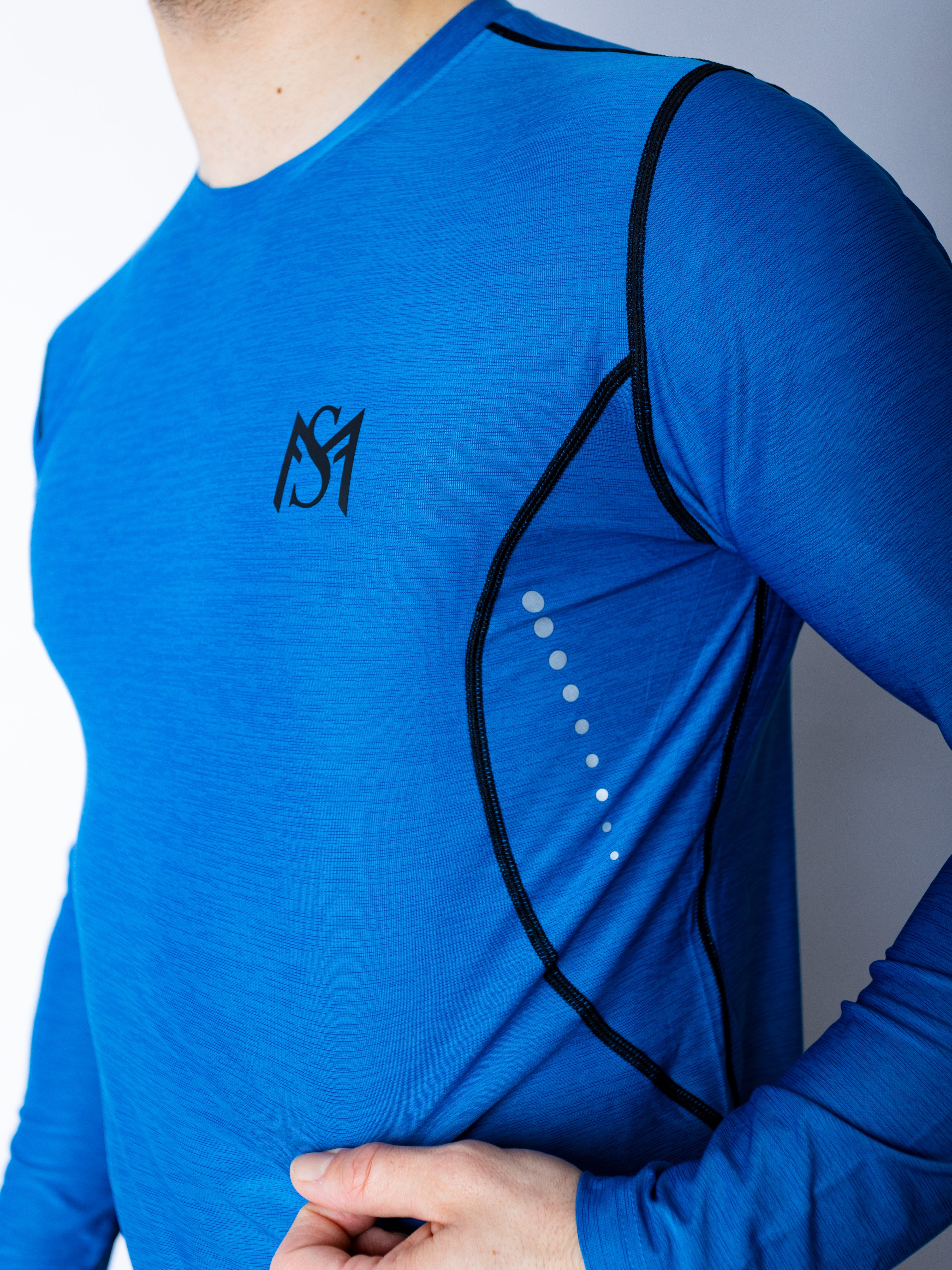 Dry-Fit Blue Long Sleeve Sportmonkey PRO