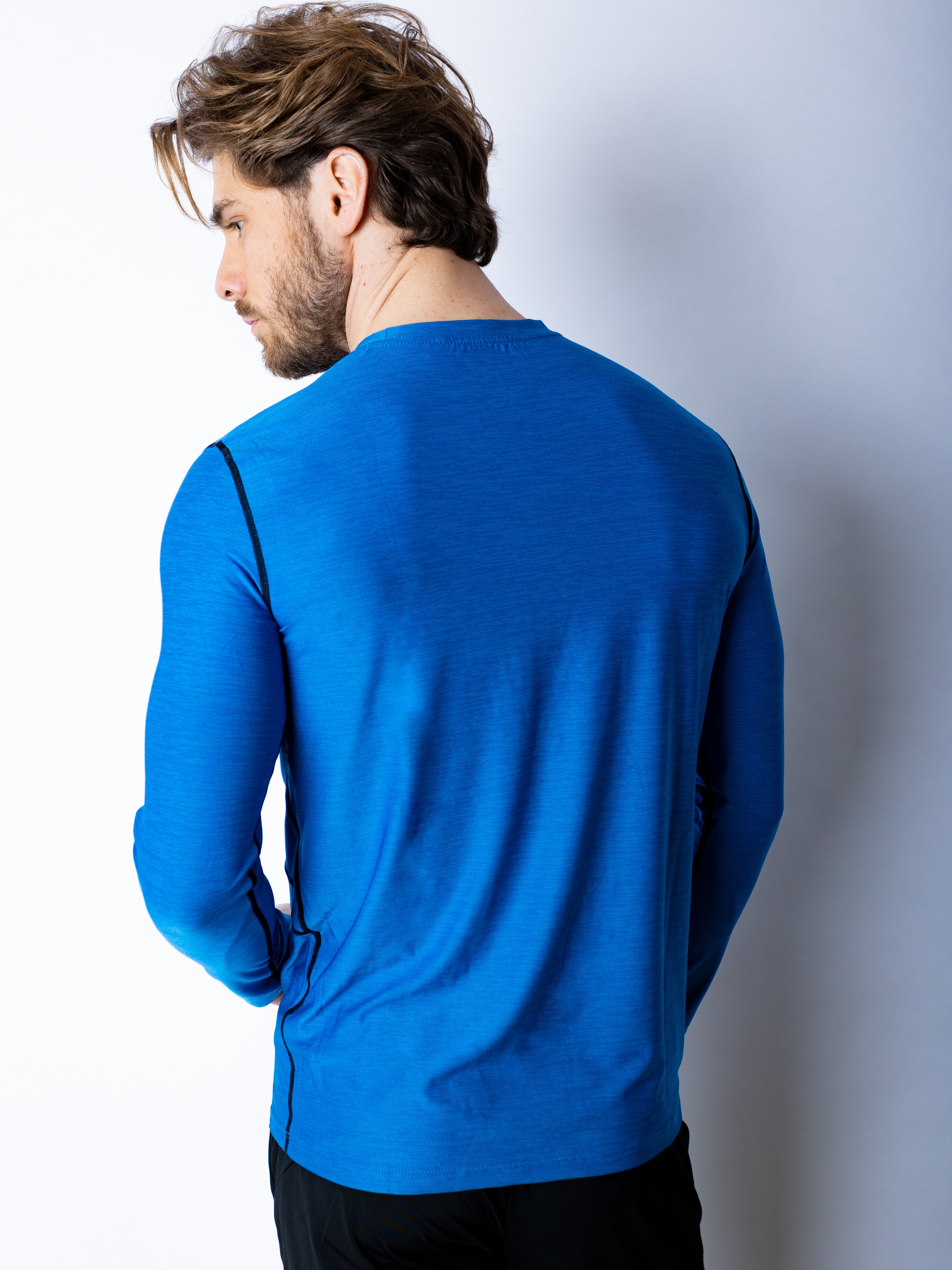 Dry-Fit Blue Long Sleeve Sportmonkey PRO